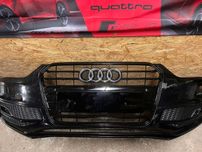 Zderzak przód Audi A4 B8 lift 14-16 S-line black gril kratki