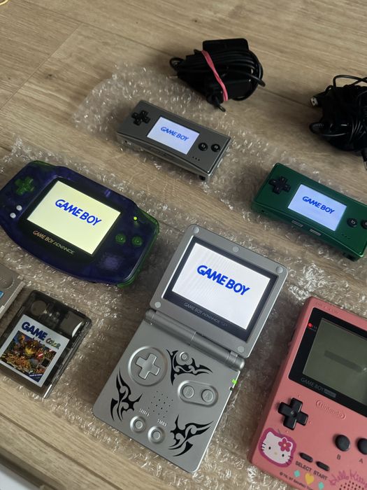 Kolkacja Game Boy, pokemon advance pocket light micro color ags101