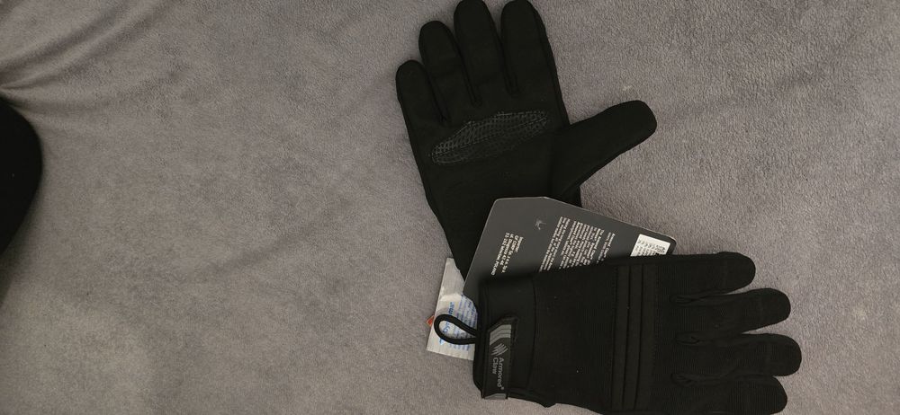 Rękawice antyprzekłuciowe Armored Claw Direct Safe - czarne taktyczne