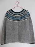 Wełniany lekki cieniutki SWETER ISLANDZKI XS 34 32 lopapeysa HANDMADE
