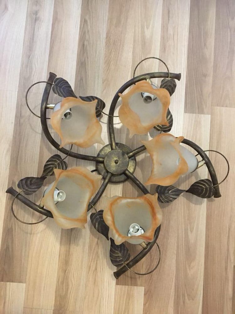 Lampa sufitowa plus 2 kinkiety