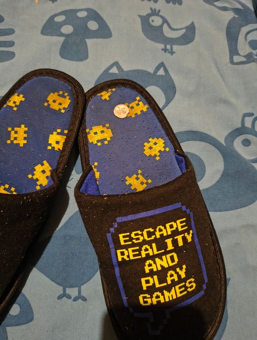 Kapcie chłopięce, family slippers, papucie Game roz. 35