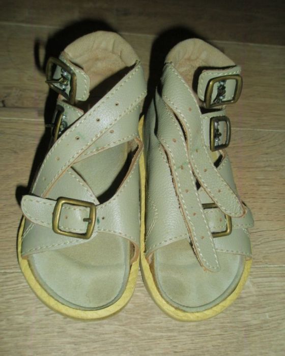 Босоножки ортопедические, кожа, 16 см стелька