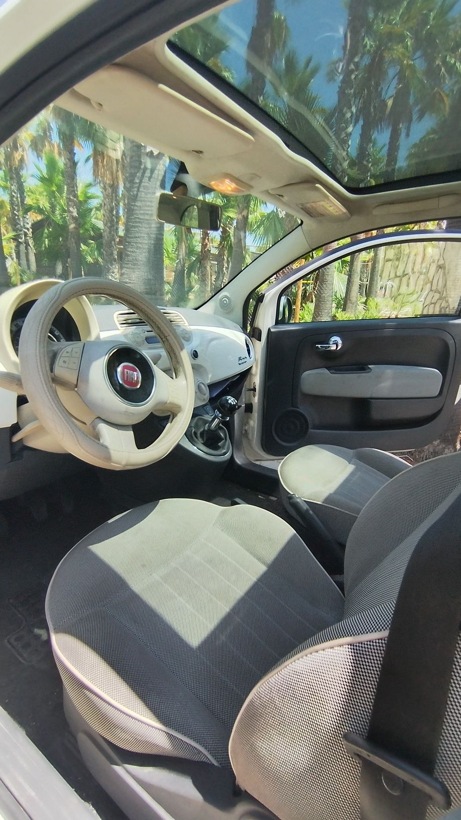 Fiat 500 Bonito Tecto Panorâmico
