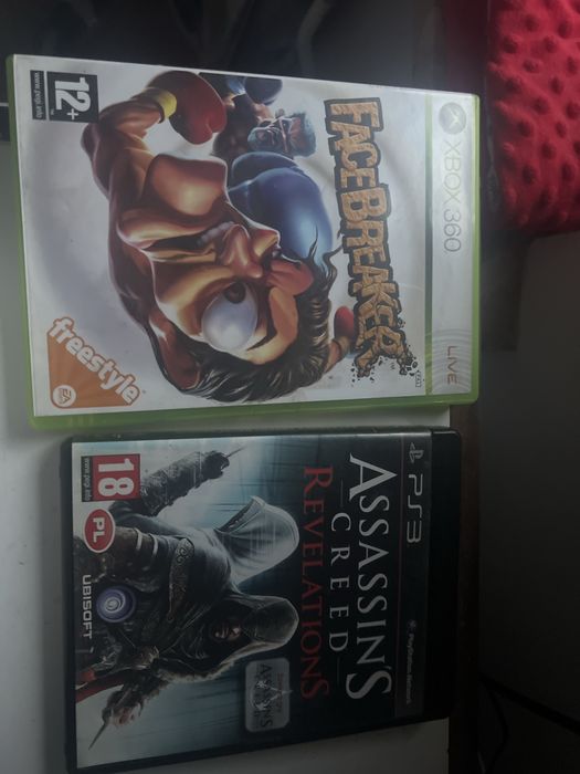 Dwie gry facebreaker xbox 360 i assasin’s creed black flag ps3