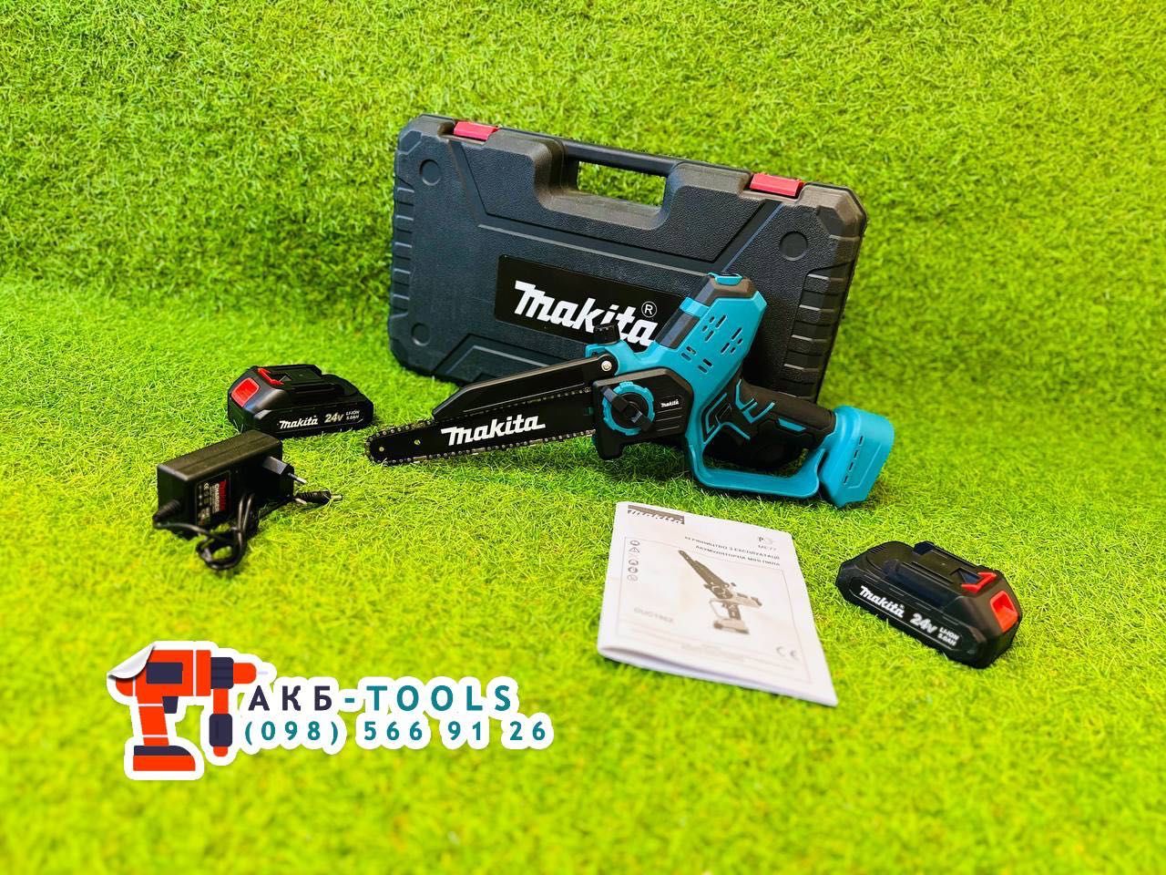 Аккумуляторная акумуляторна пила Makita DUC190Z Гілкоріз 20см 24V 5Ah