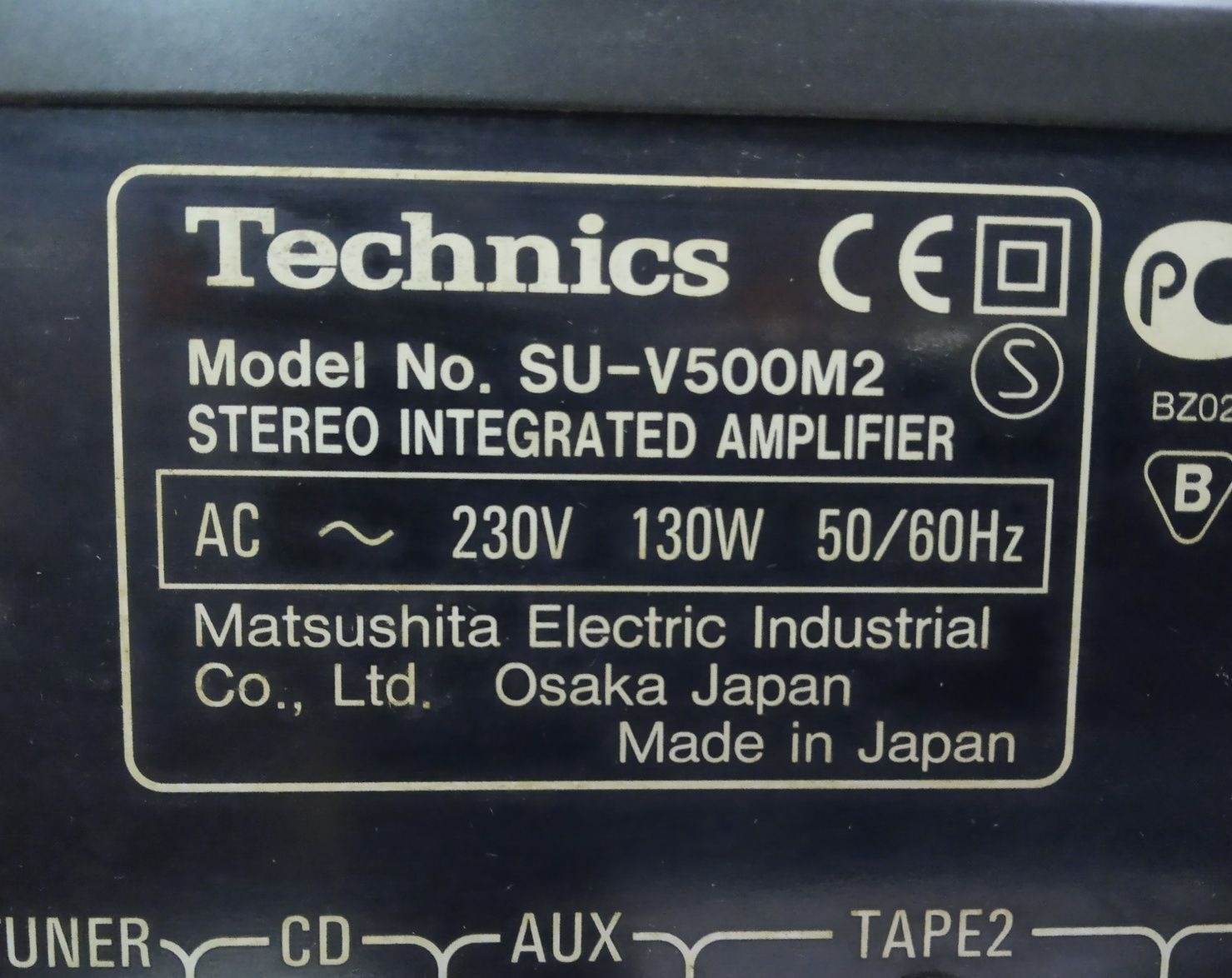 TECHNICS amplificador SU-V500