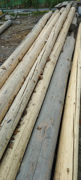 Кругляк сухий, струганий для альтанки, криниці