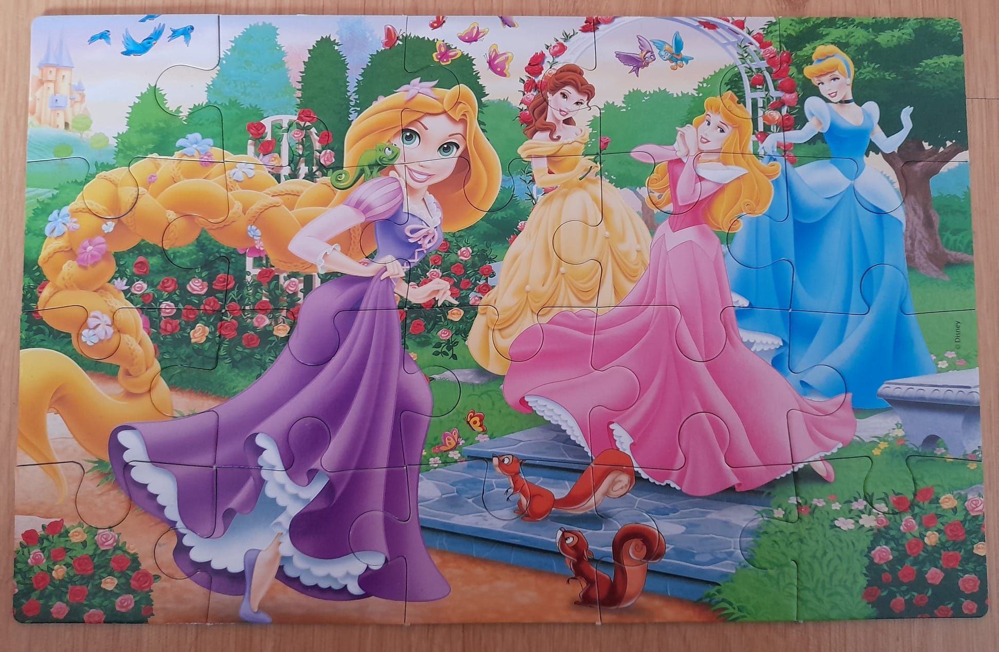 Puzzle e jogo da memória Princesas Disney 3+