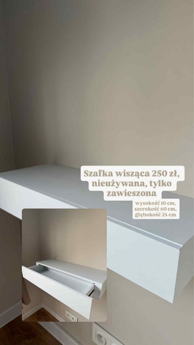 Szafka wiszaca, nieuzywana
