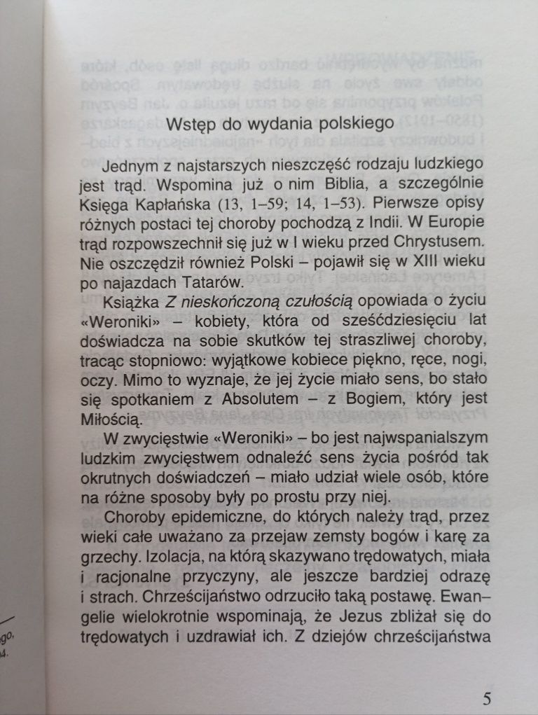 Z nieskończoną czułością Modlitwa i doświadczenia trędowatej Weronika