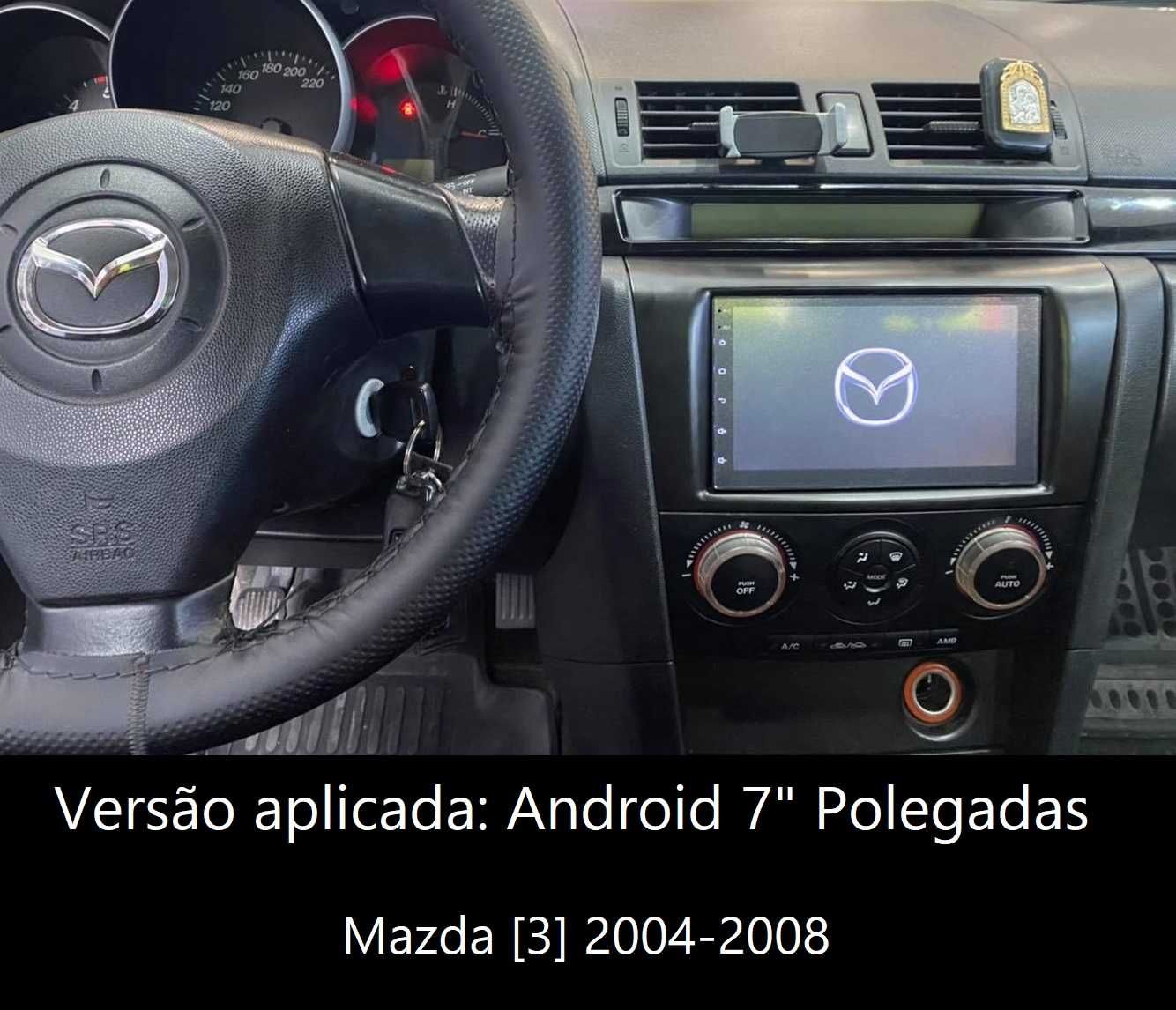 (NOVO) Rádio 2DIN • MAZDA 3 (2004 a 2013) • Android GPS [4+32GB]