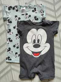 Rampersy h&m piżamki 80 myszka Mickey