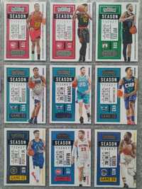 24 karty NBA 2020-21 Panini Contenders Season Ticket Tatum Booker Ball