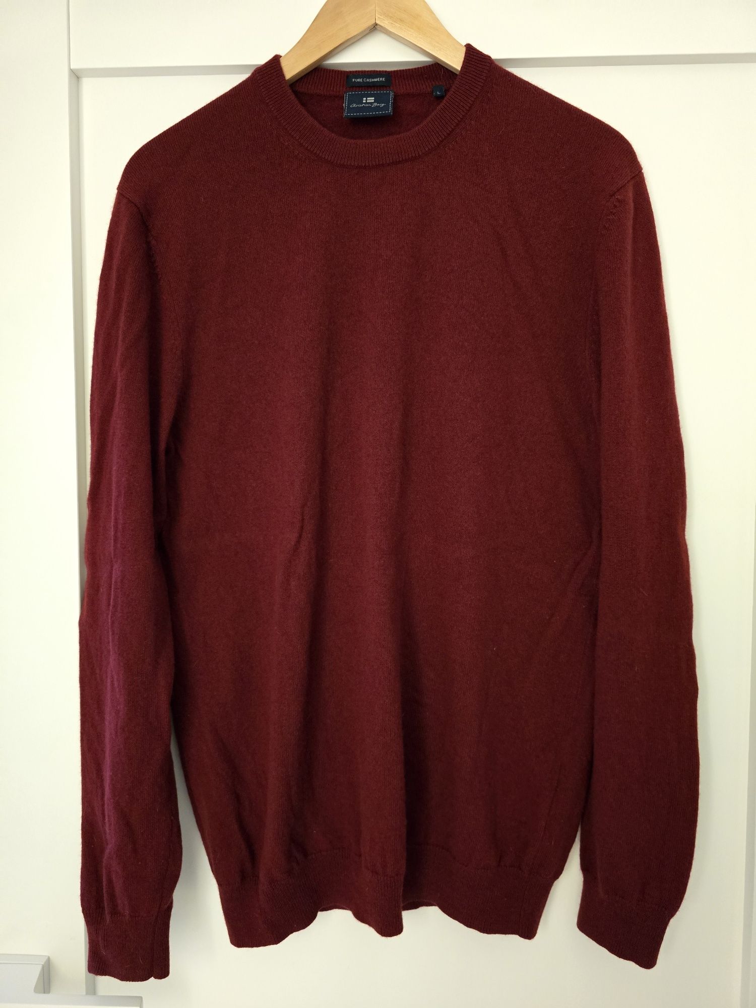 Kaszmirowy sweter Christian Berg, roz. L, 100% kaszmir