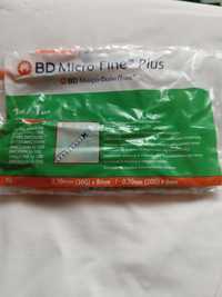 Шприц iнсулiновий 1мл. U-100BD Micro -Fine Plus 30G,(0.30 *8мм) 10штук