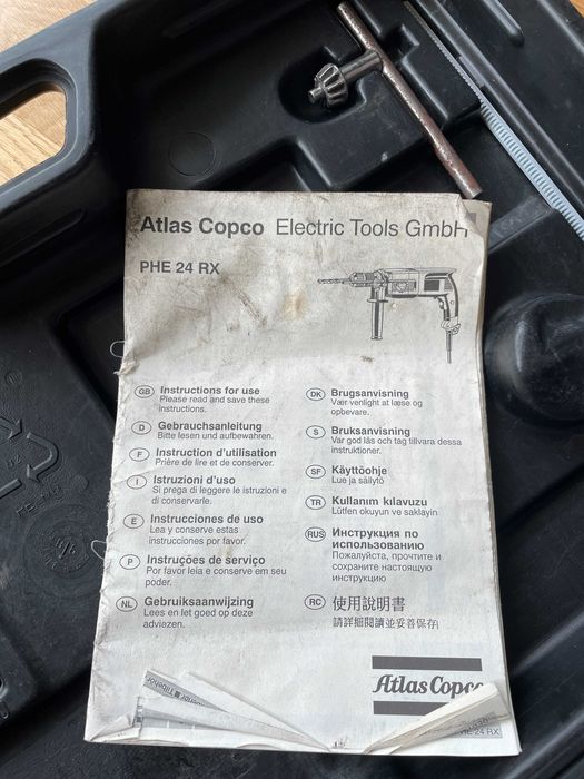 Martelo Pneumático Atlas Copco PHE 24 RX