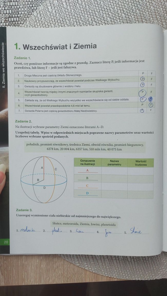 Karty pracy ucznia dla liceum i technikum "Oblicza geografii 1"
