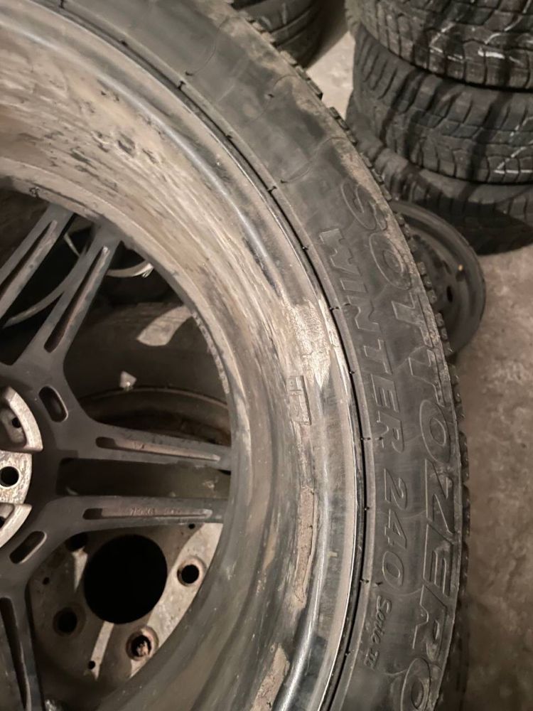 Диски с резиной 5/112 r19 235/40 Pirelli зима