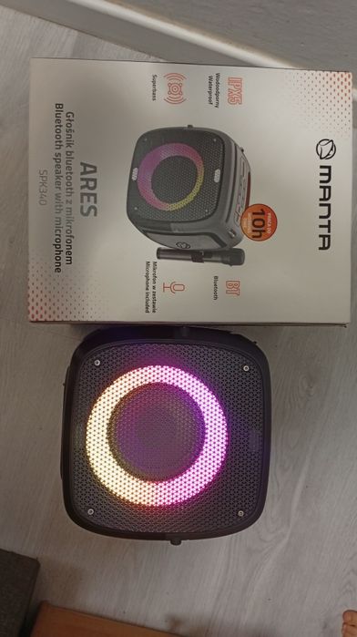 Głośnik Manta Ares SPK 340 100 Watt Bluetooth Mega Bass Plus Mikrofon