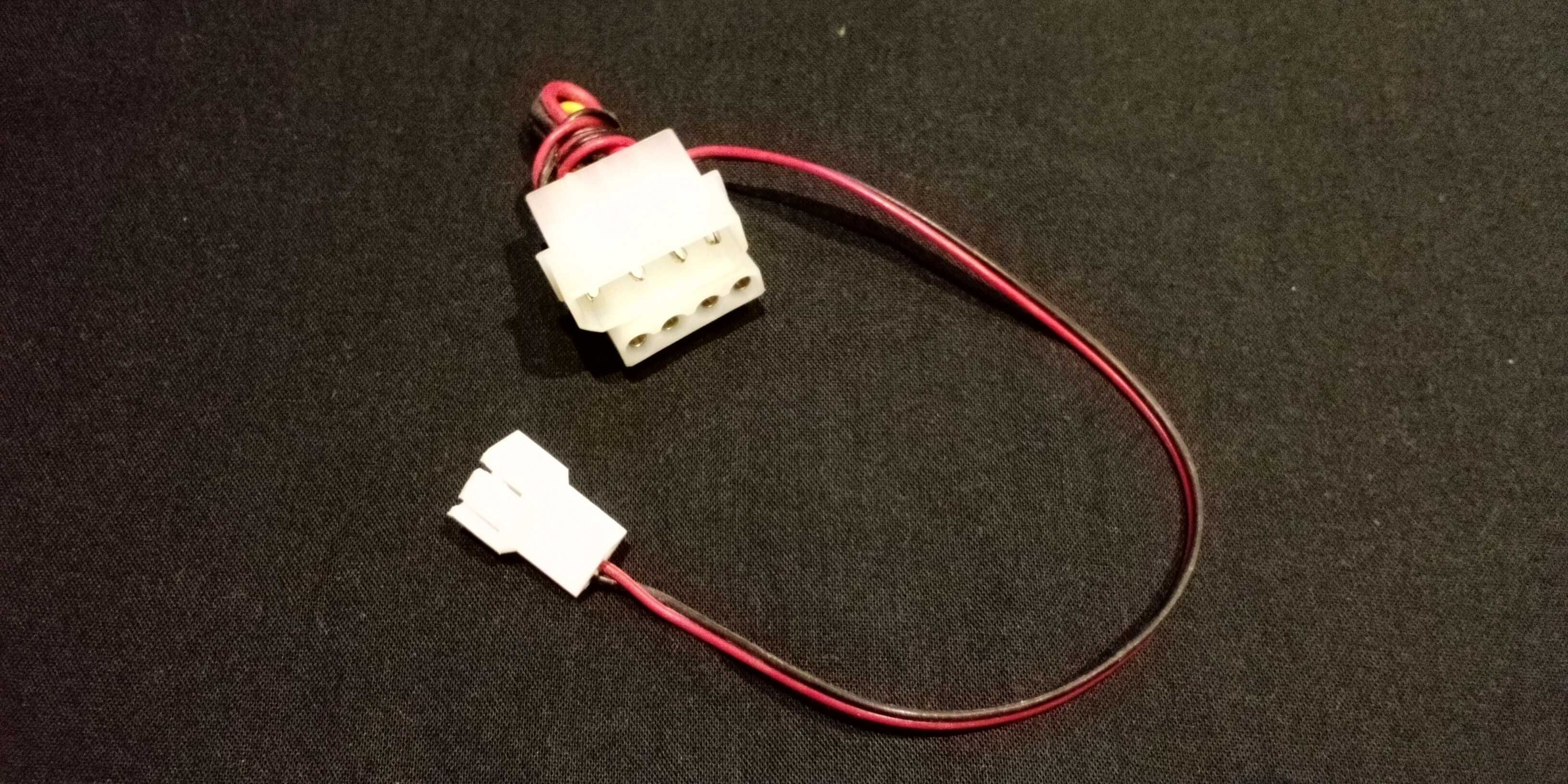 Ventoinha ADDA 120mm com armação Cabos molex para ventoinhas