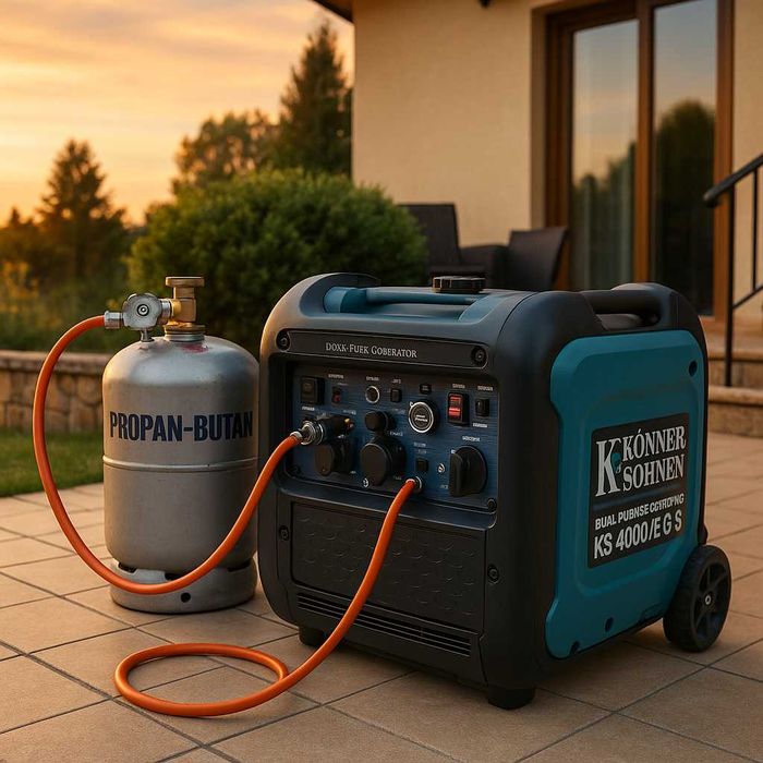 Agregat prądotwórczy Könner & Söhnen KS 4000iE G S LPG/Benzyna 4kW