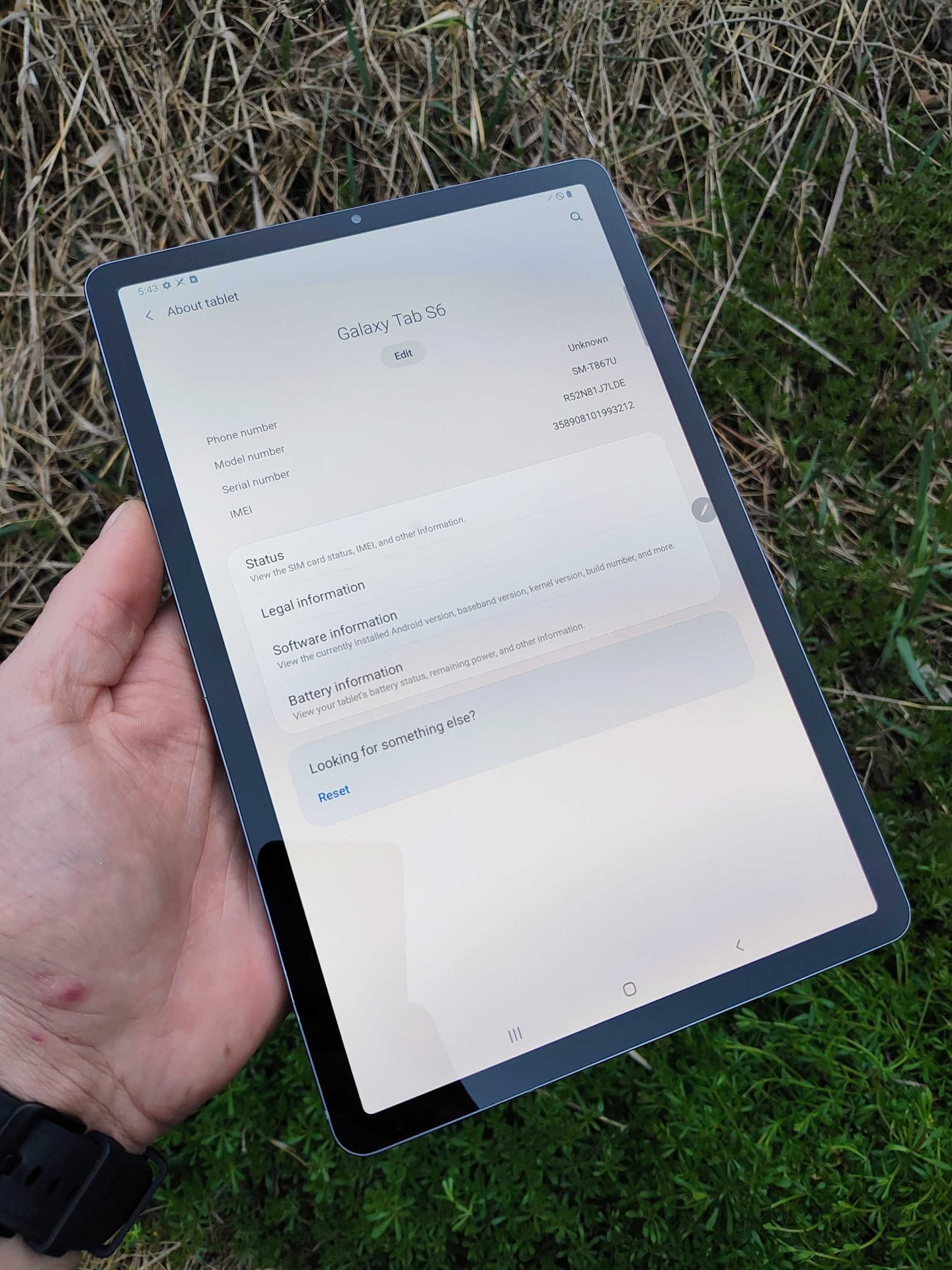 Планшет Samsung Galaxy tab s6 4g сим карта 855 snap amoled