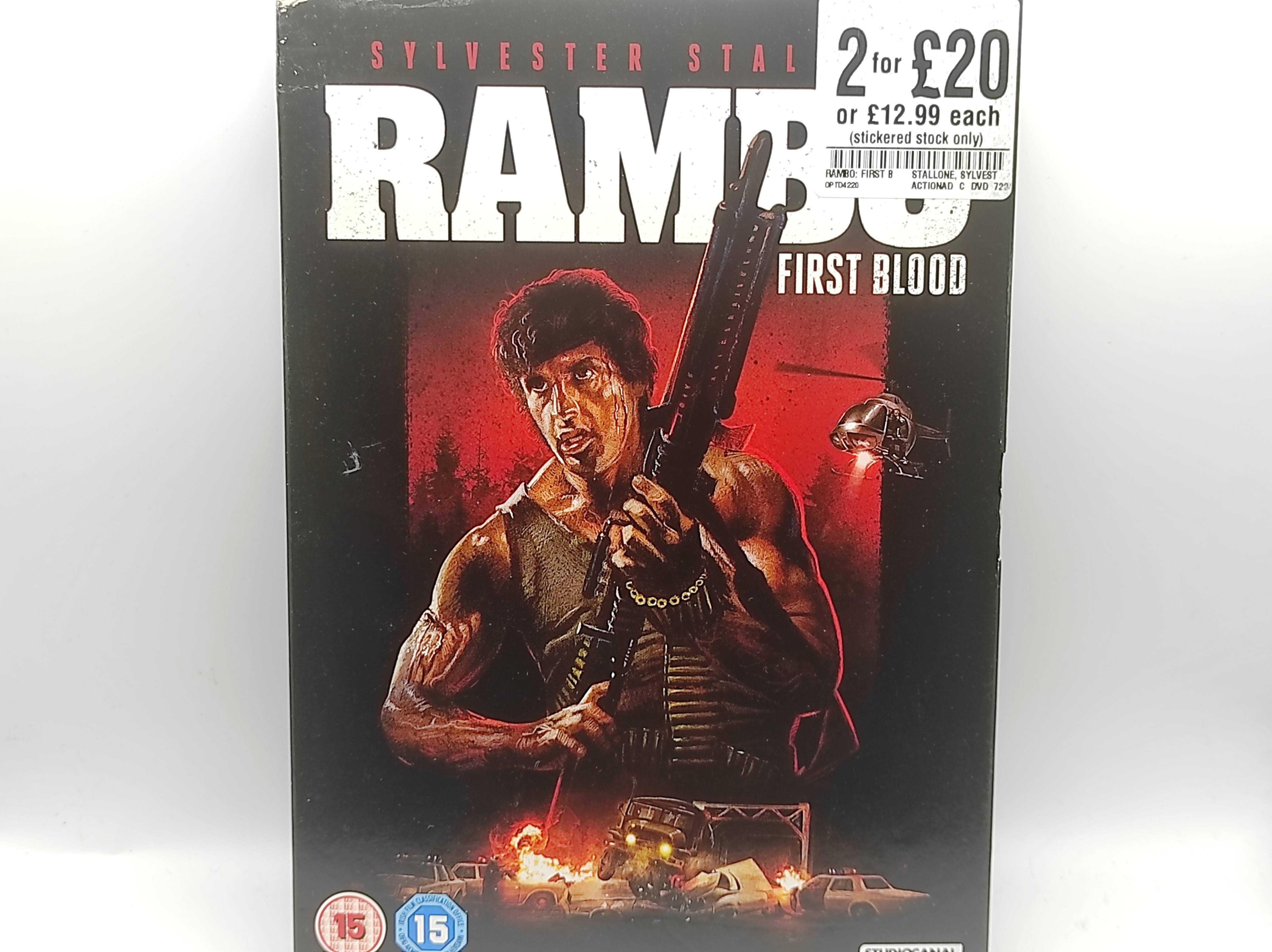 DVD film Sylvester Stallone Rambo First Blood
