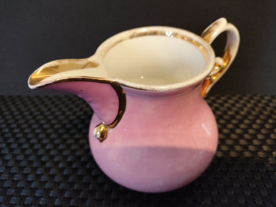 Mlecznik Carl Tielsch Altwasser Stary Zdrój Porcelana Śląska Różowa