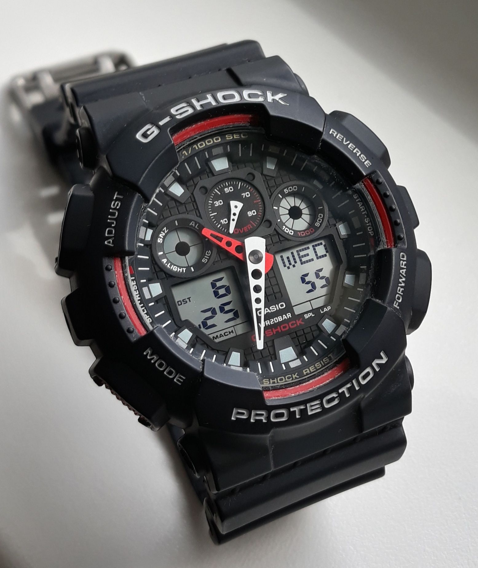 Zegarek męski CASIO G-SHOCK GA-100-1A4ER moduł 5081