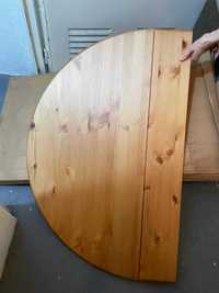Mesa de parede rebativel semi circular madeira ikea Abo NOVA na caixa