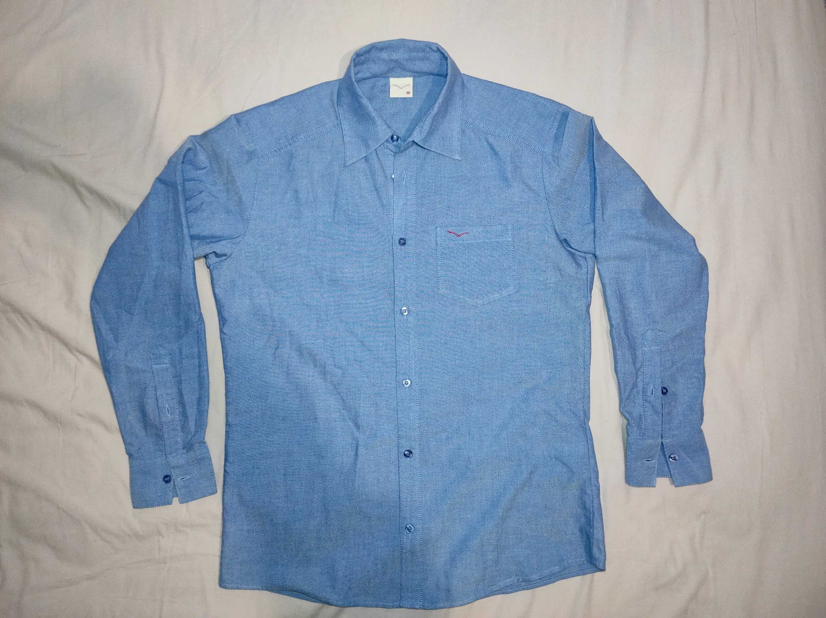 Рубашка мужская, хлопок, МОТОR, размер 46, М.