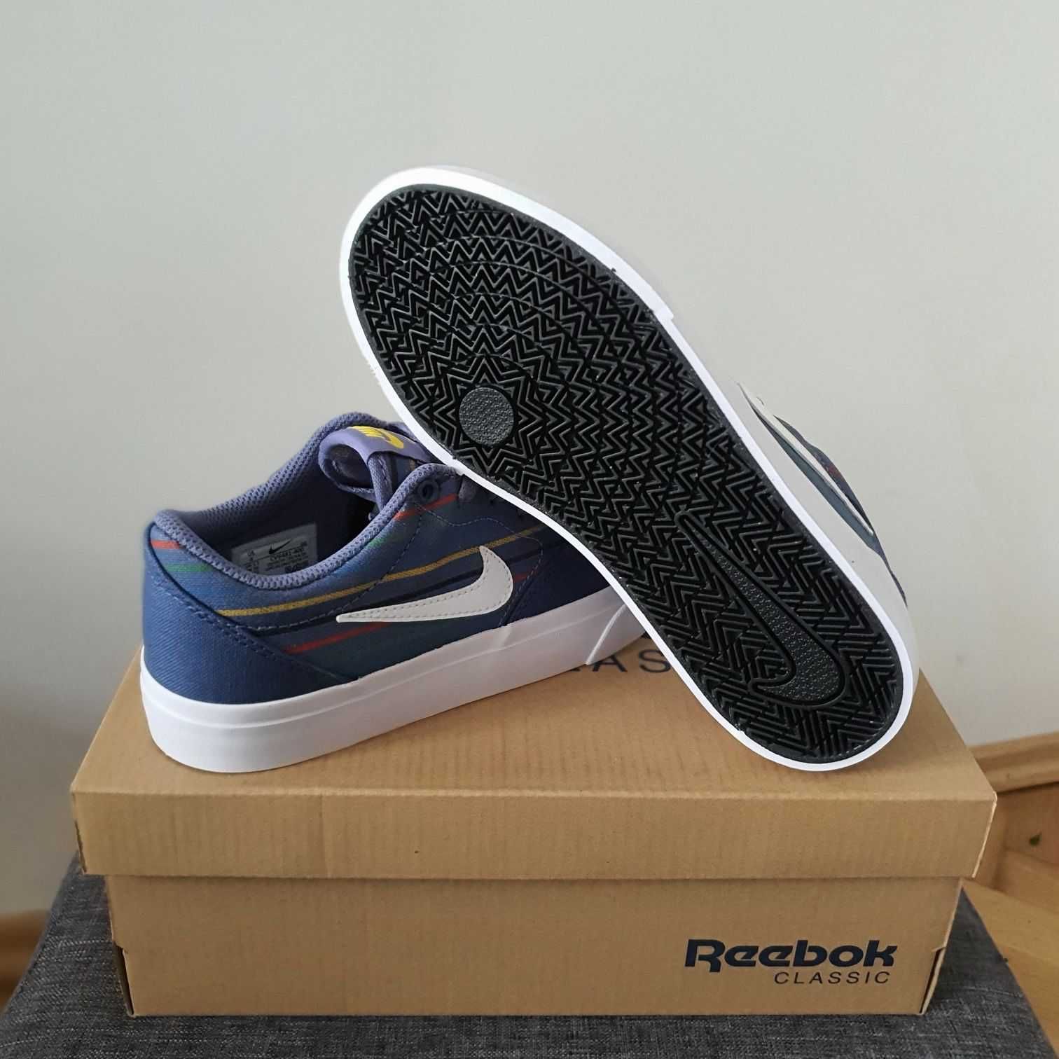 Nike SB Charge Canvas Premium - niebieskie - 36 - oryginalne