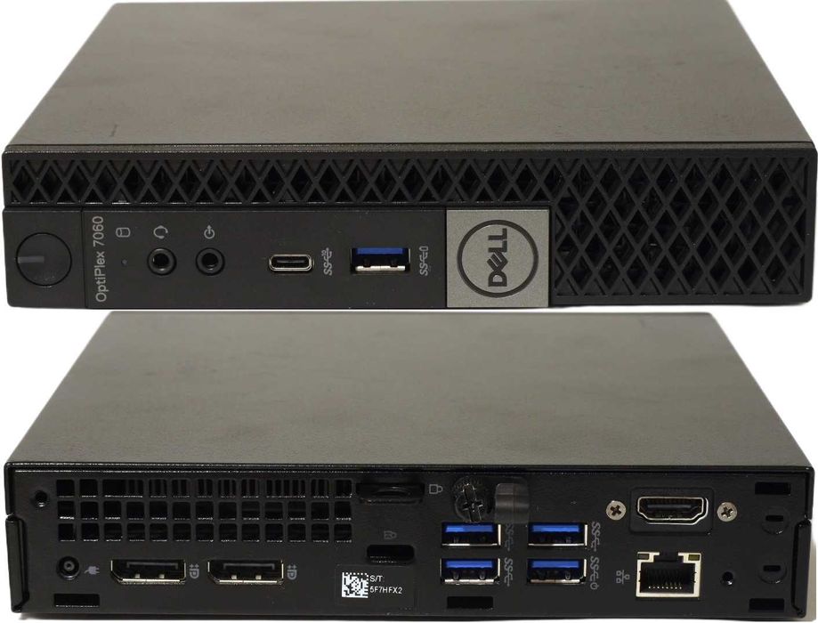 Неттоп Dell OptiPlex 7060 Micro (i7-8700T/8GB DDR4/m.2/WIN)