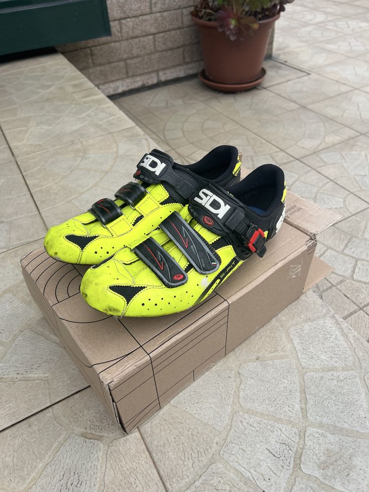 Sapatos encaixe sidi carbon