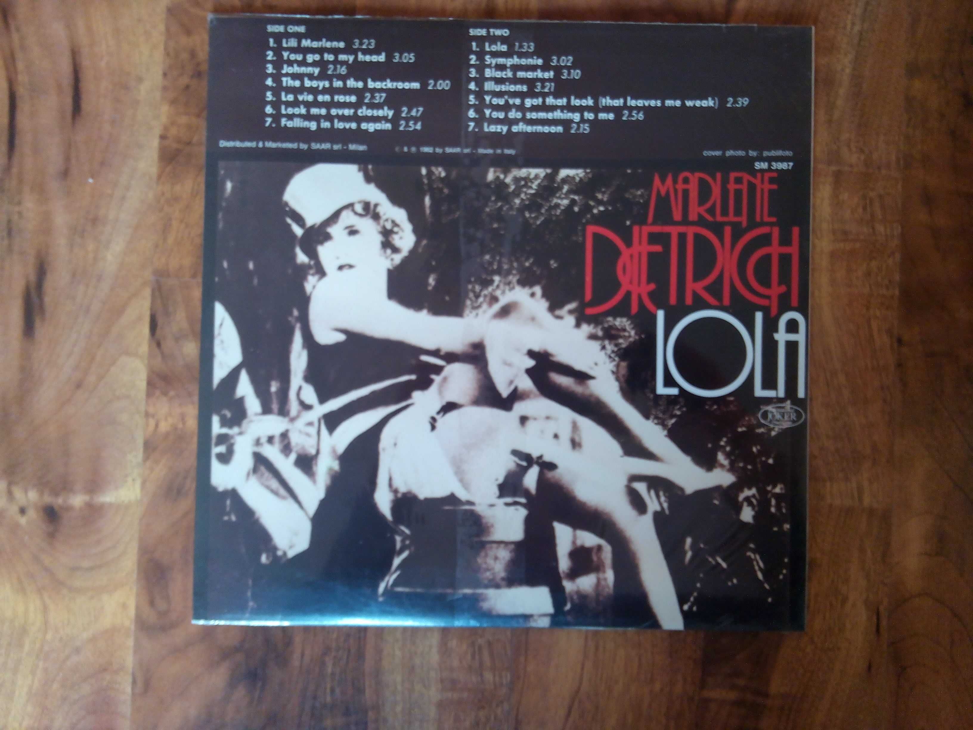 Płyty winylowe: Marlene Dietrich Lola - nowa w foli