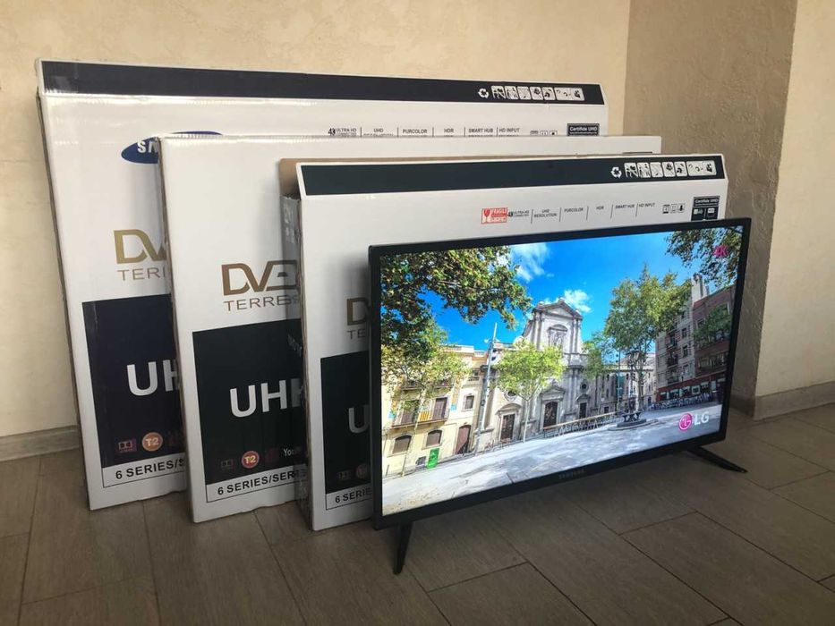 Распродажа склада ! Телевізори Смарт smart TV+T2 32 дюйма 42,45,56