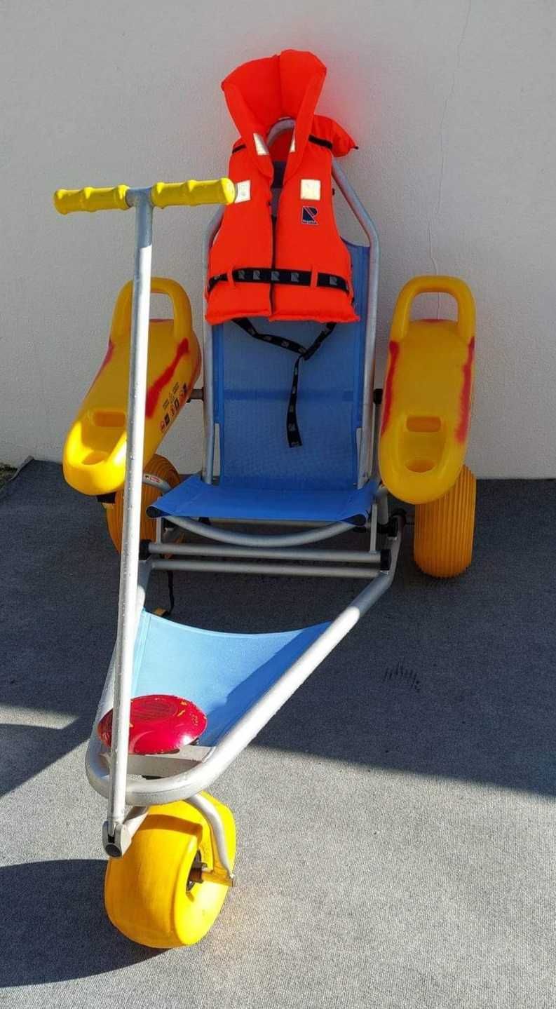 Cadeira de Rodas para praia, Tiralo