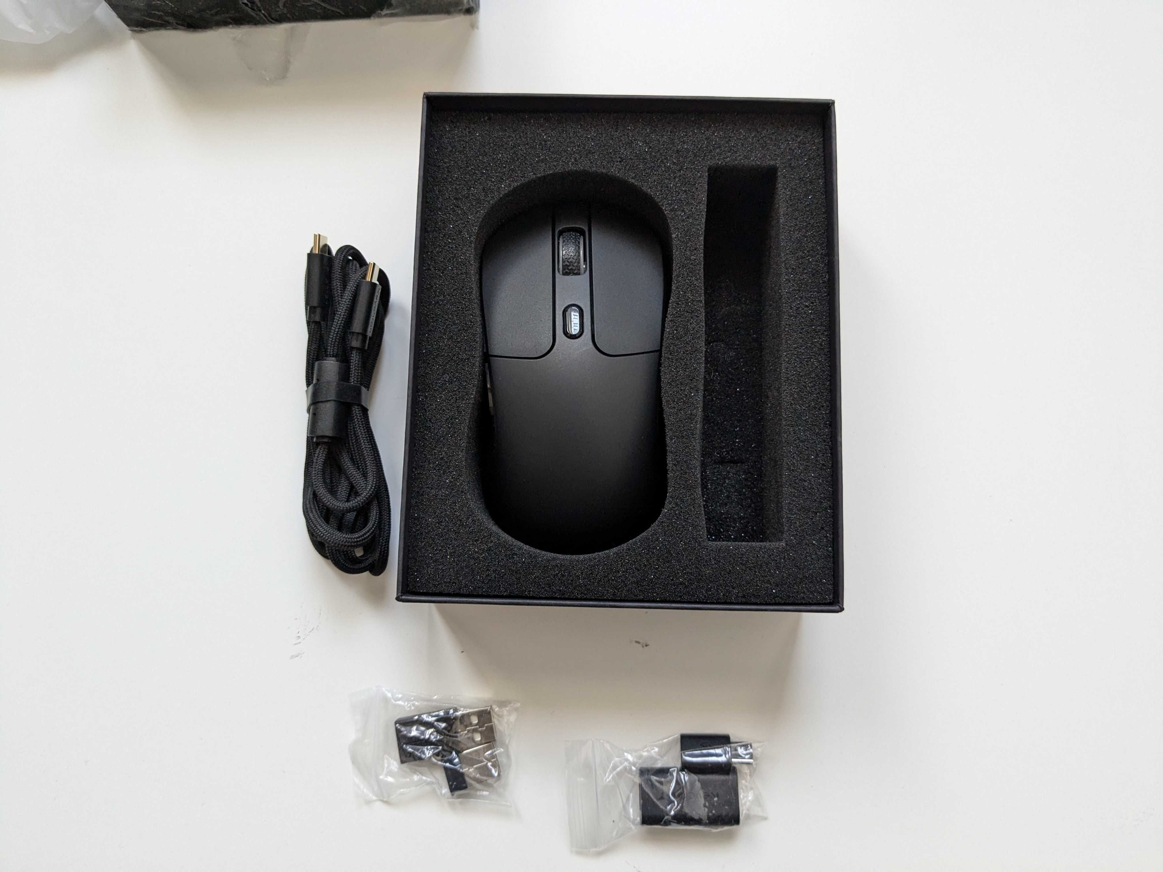 Mysz bezprzewodowa Keychron M3-A1 Black / 1000 Hz / RGB Light