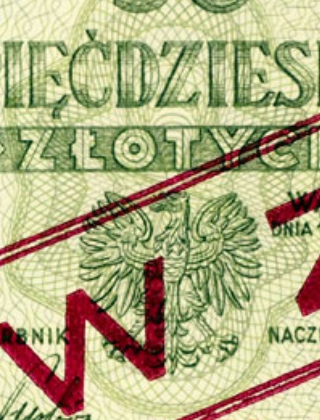 50 złotych 1948 wzór stan 1 UNC banknot kolekcjonerski