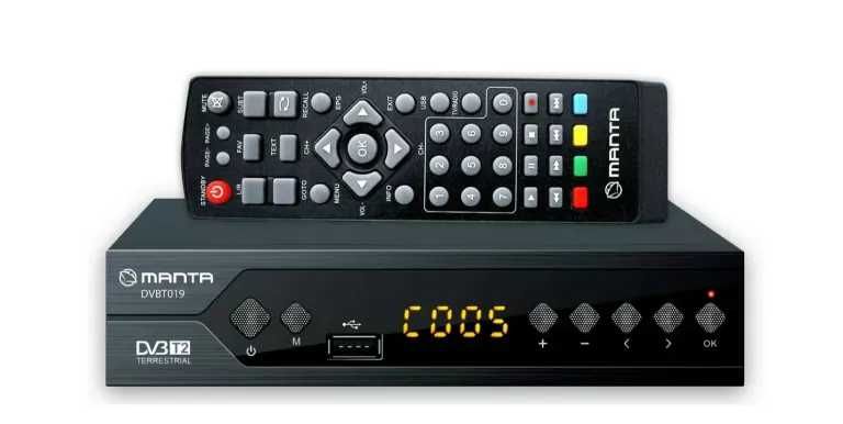 Dekoder MANTA DVBT019 lub 022 DVB-T2/HEVC/H.265 nowy standard