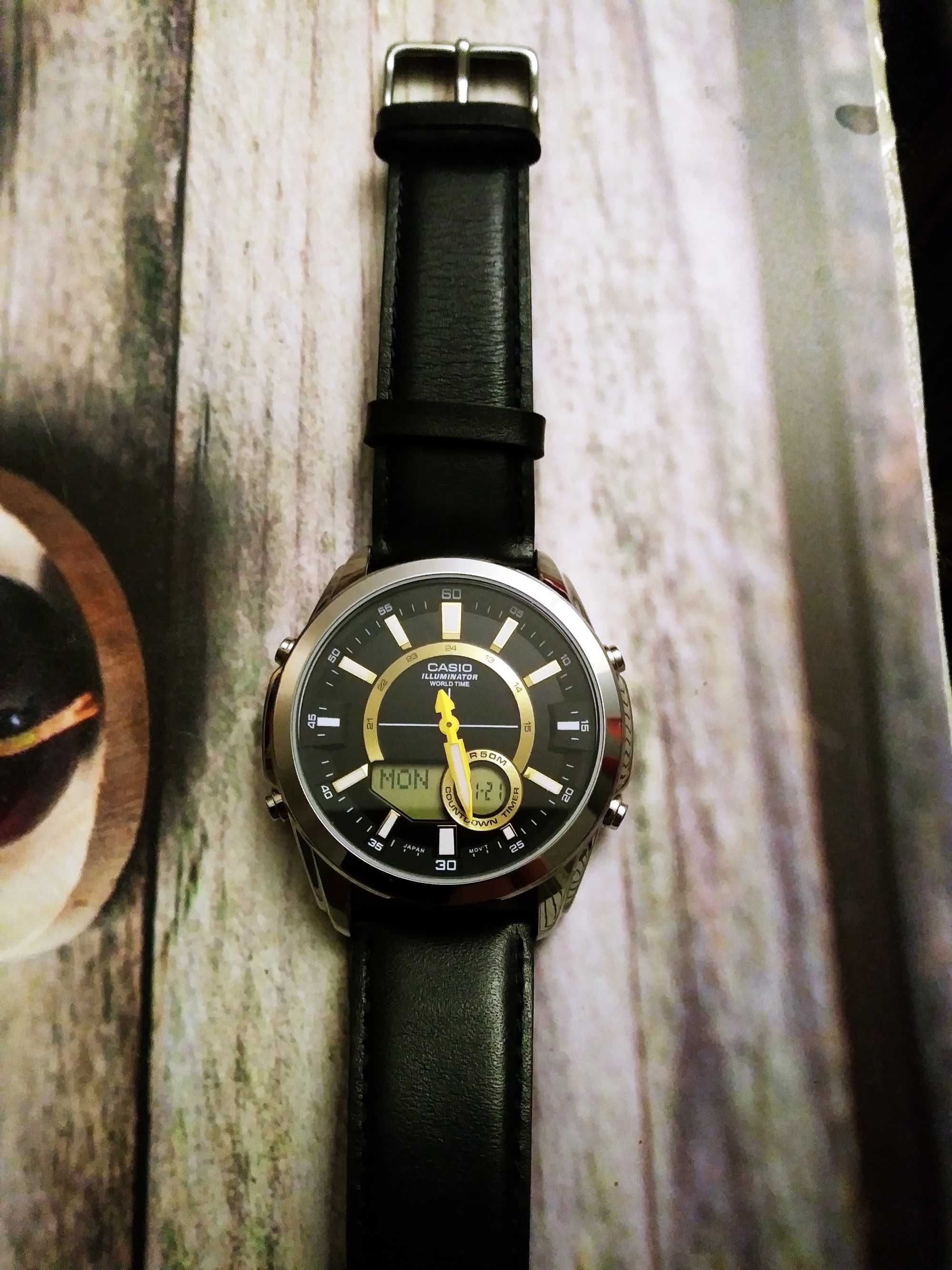 Męski zegarek CASIO AMW-810L-1A