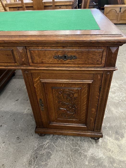 Stare drewniane biurko gabinetowe/dwustronne/Raty