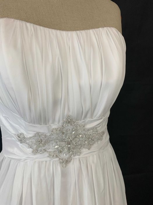 Nowa suknia ślubna zwiewna i prosta 38 M cywilny poprawiny zapasowa