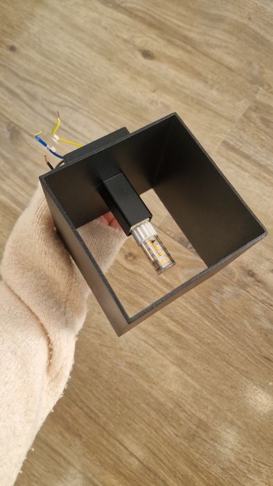 Kinkiet lampa ścienna czarna zestaw 3 sztuk