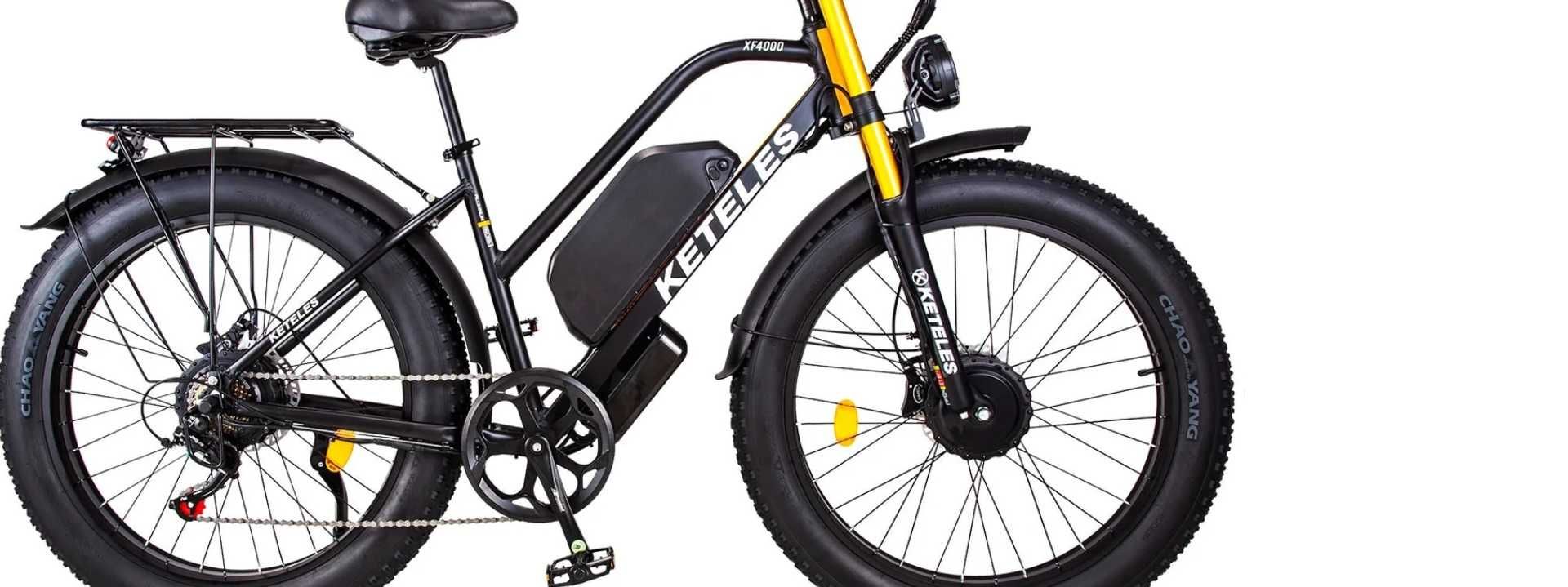 Bicicleta elétrica KETELES XF4000 com 2000W Motor Duplo
