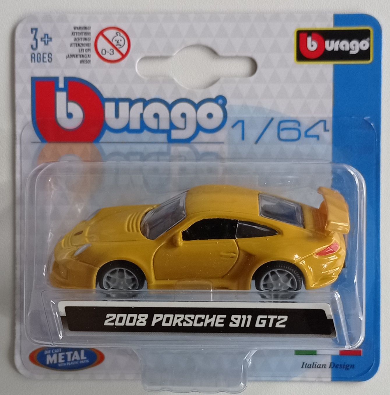 B Burago 2008 Porsche 911 GT2