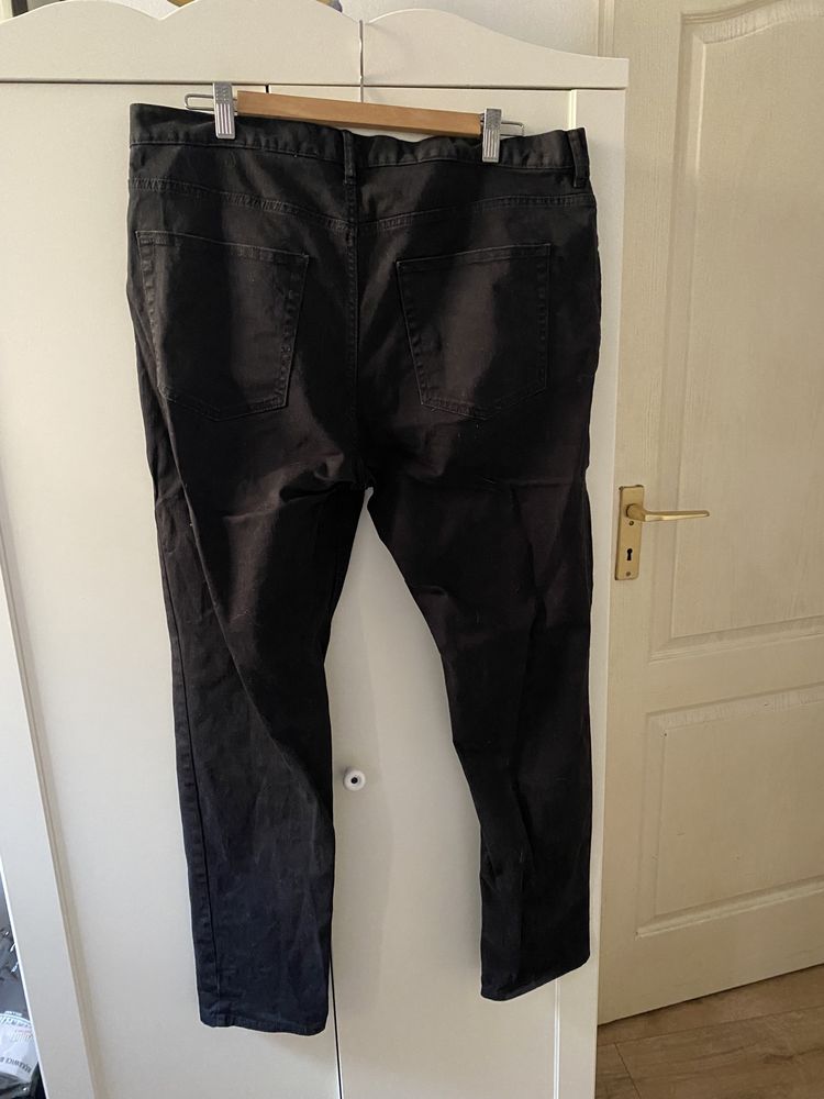 Czarne spodnie męskie h&m slim fit