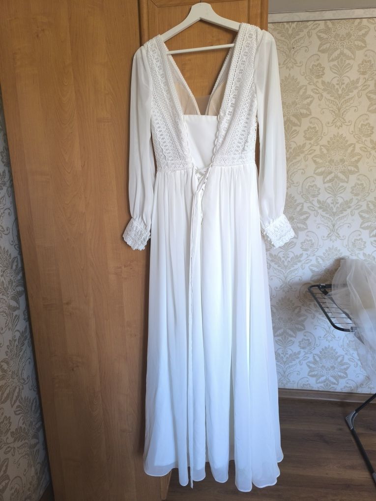 Suknia ślubna boho