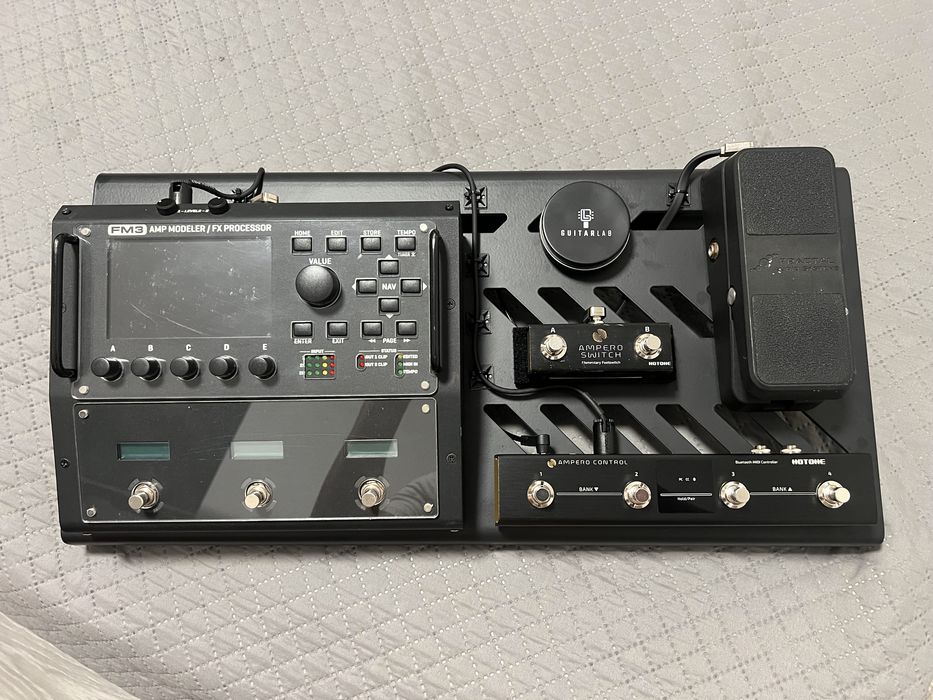 Pedalboard completa Fractal FM3/Hotone/Gator